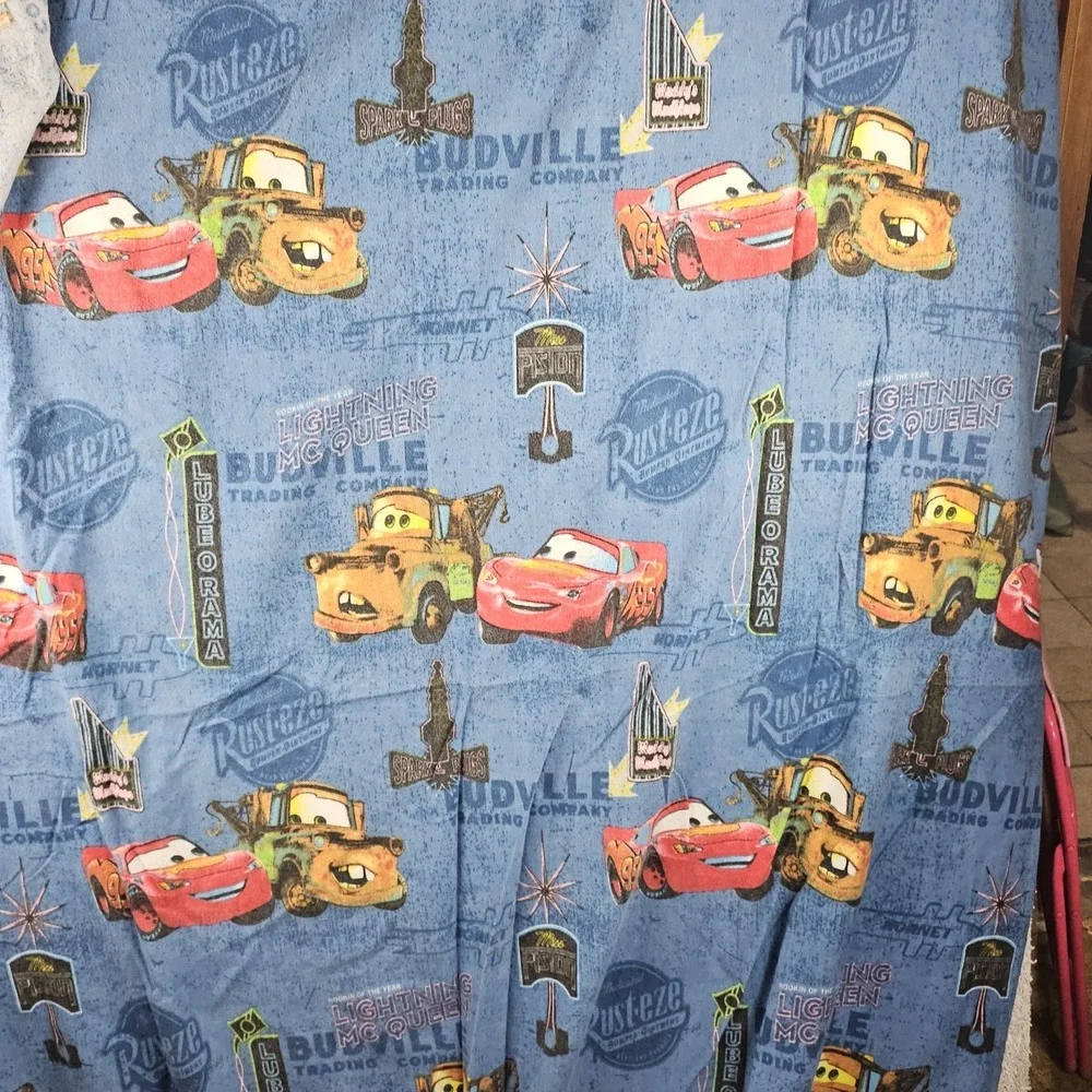 Pixar Cars Full Fitted Sheet, Top Sheet & Pillow Case Lightning McQueen 2009